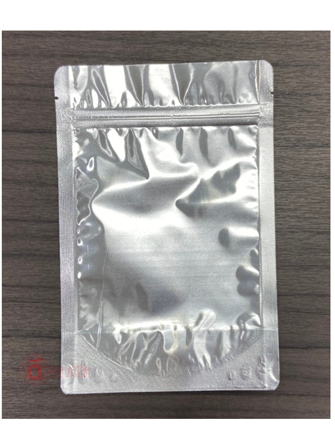 ถุงซิปก้นตั้ง อลูมิเนียม : 14*21 ซม. แพ็ค 100ใบ