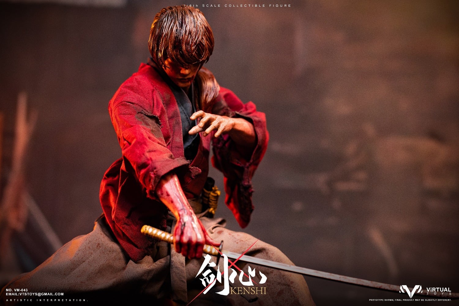 VTSTOYS VM-043B 1/6 KENSHI (Final Battle Ver.)