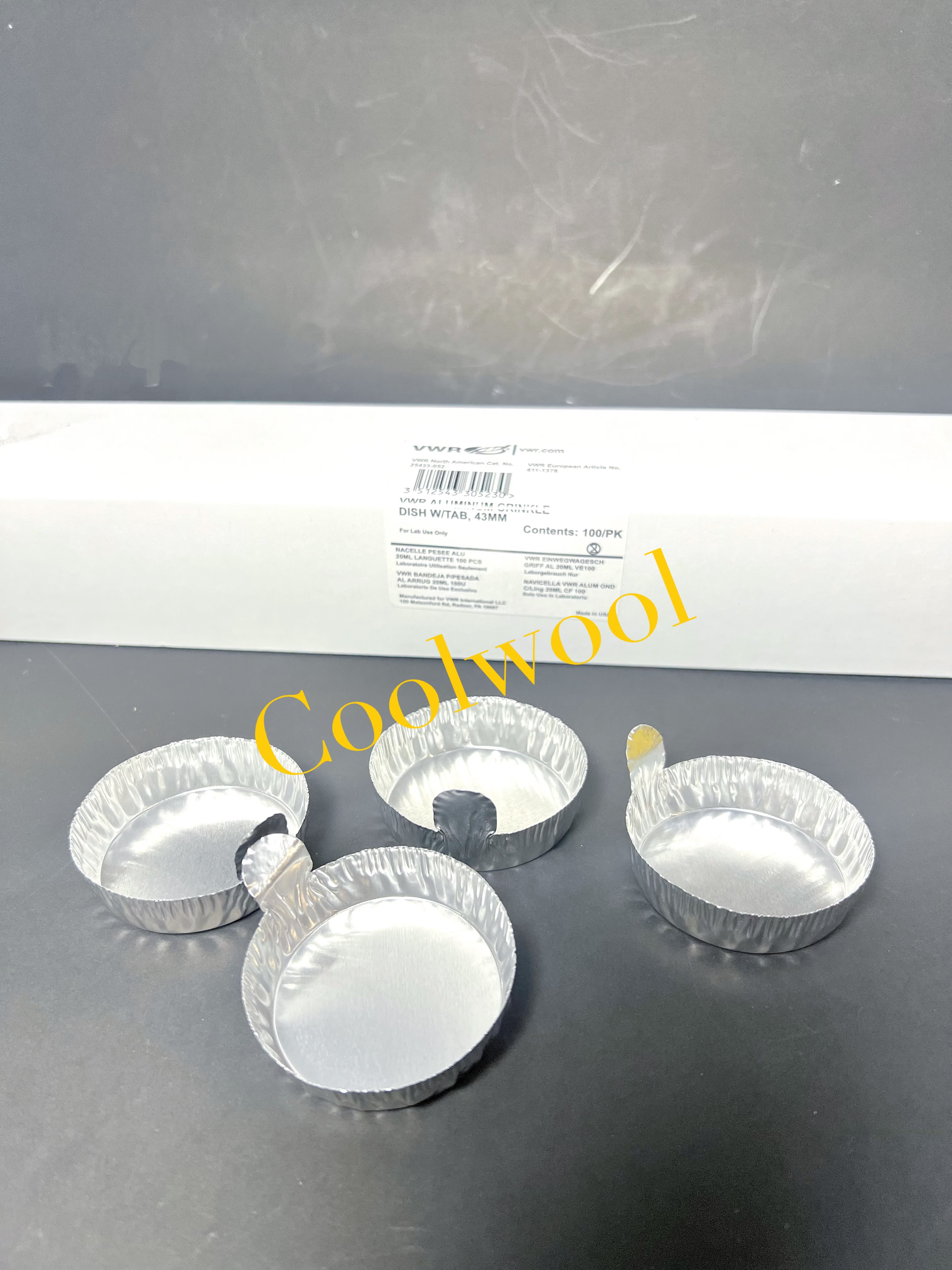 จานชั่งสารทำจากอลูมิเนียม Weighing Dishes, VWR