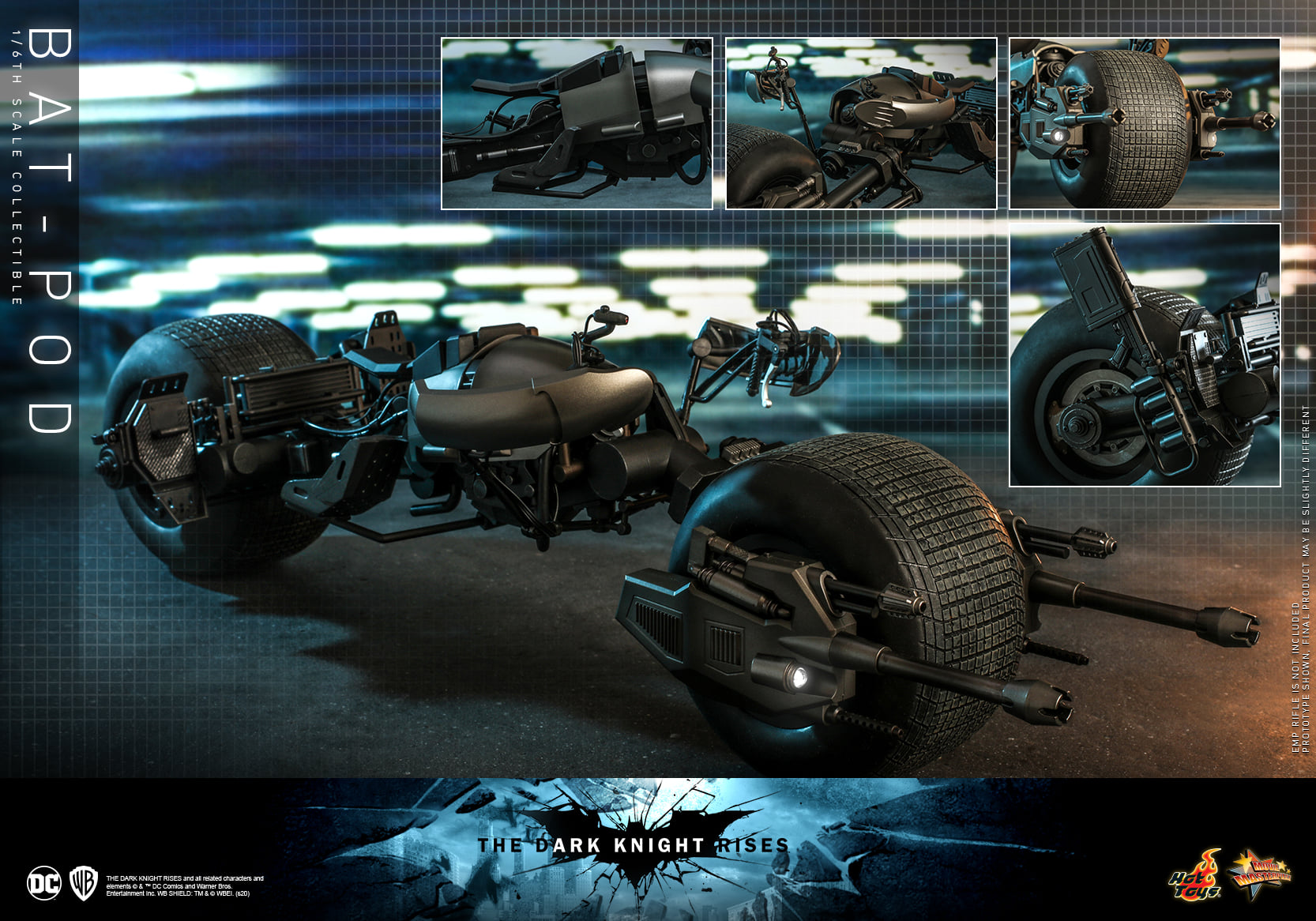 Hot Toys MMS591 1/6 The Dark Knight Rises - Bat-Pod