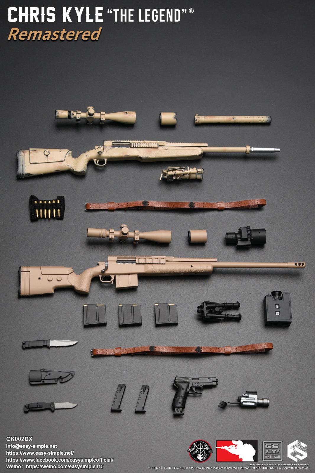 BlackOpsToys X Easy&Simple ES CK002DX Chris Kyle "The Legend" Remastered (Deluxe Version)