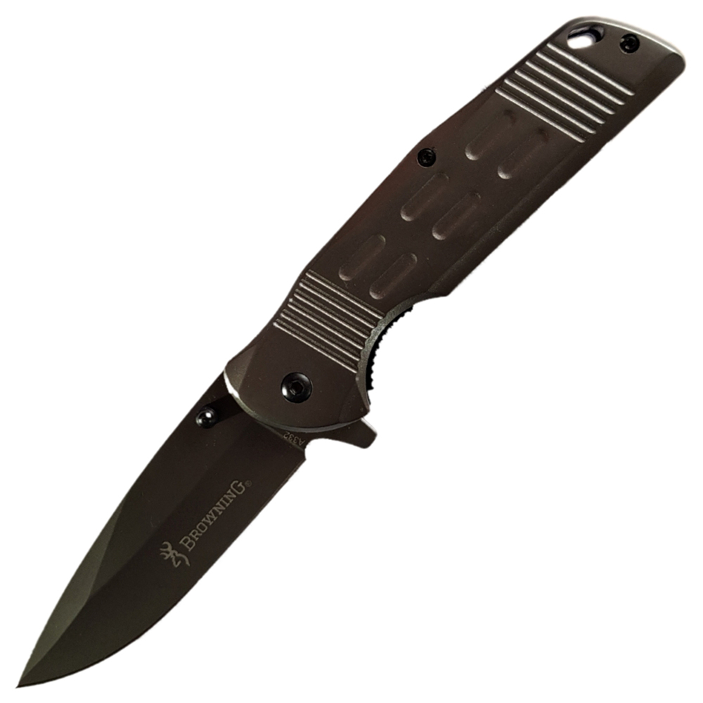 มีดพับ BROWNING A332 ขนาด 8.3 นิ้ว (21.2 ซม.) Gray Titanium