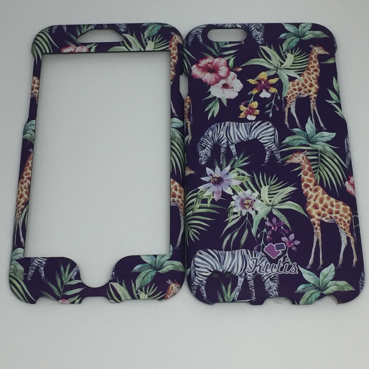 เคสคูทิส (Kutis) ไอโฟน6,6S(ลายยีราฟกับม้าลาย)