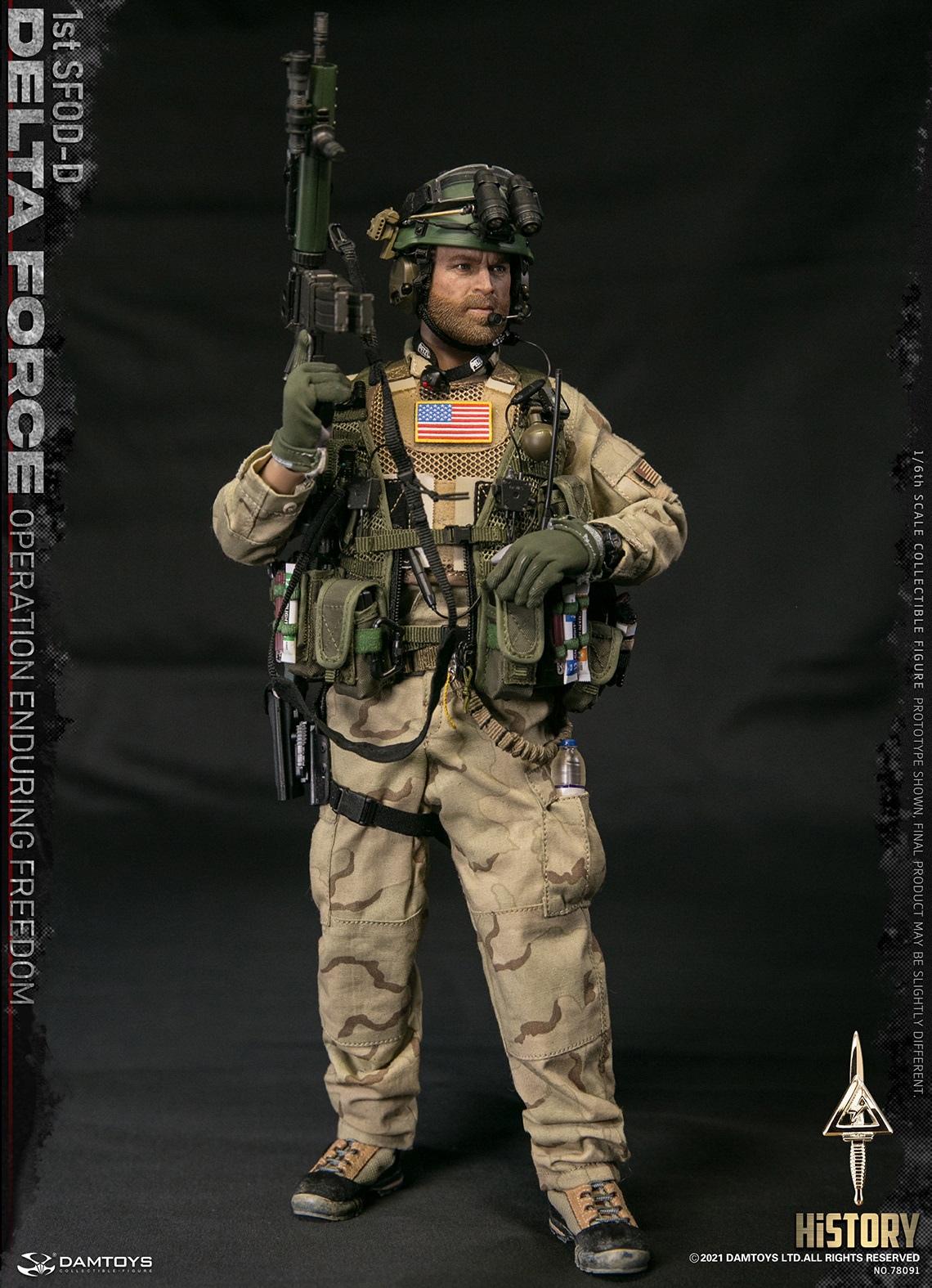 DAMTOYS 78091 1/6 1st SFOD-D OPERATION ENDURING FREEDOM DELTA FORCE