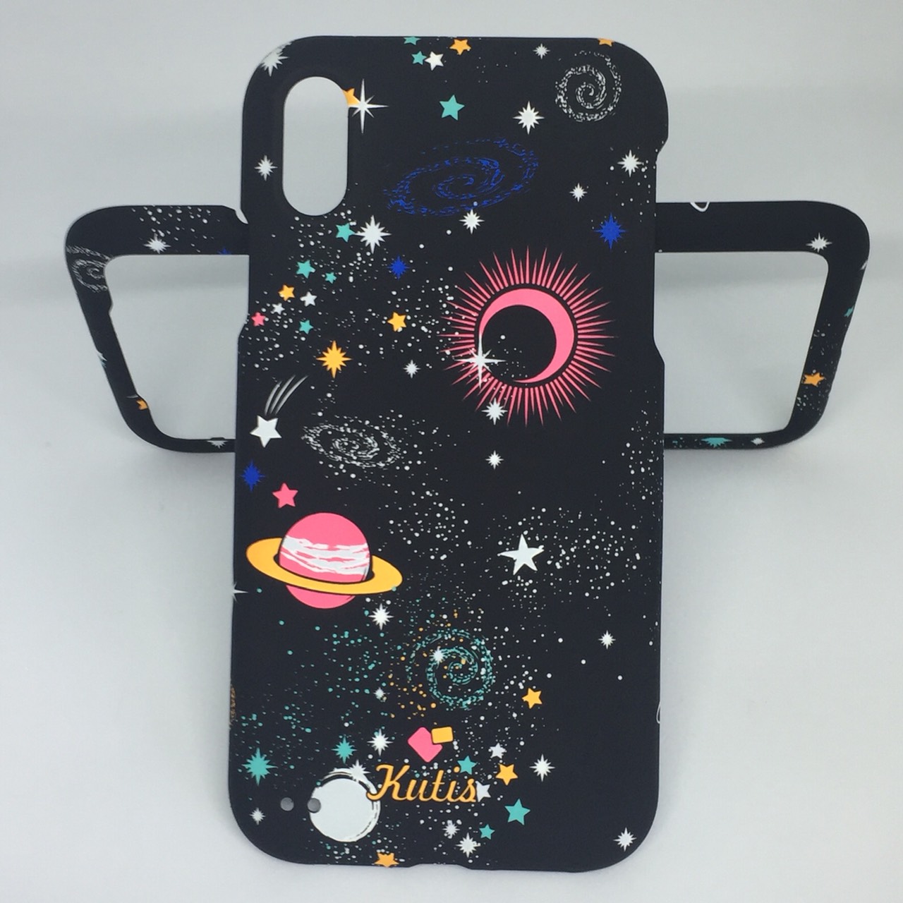 เคสคูทิสKutisไอโฟนXR(ลายอวกาศ)มาใหม่ เคสประกบหน้า-หลัง เคสเรืองแสง เคสลายวินเทจ ร้านSuperhero Klongthom