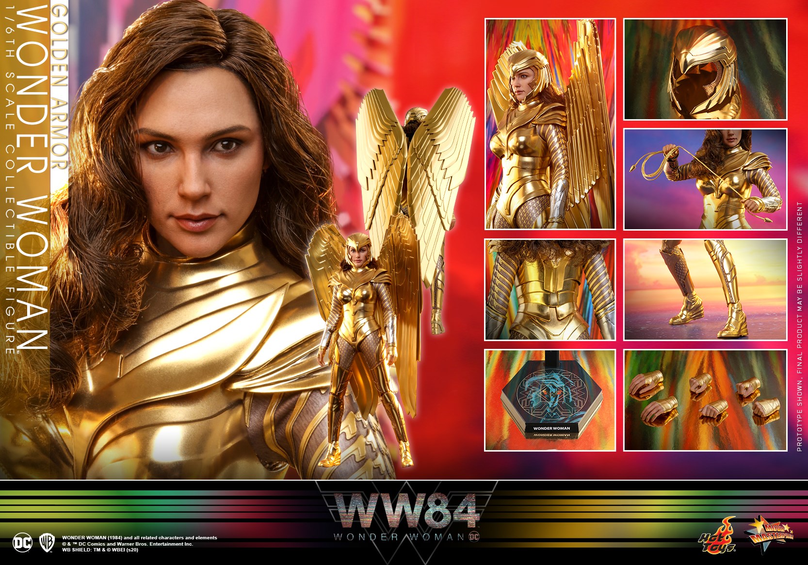 Hot Toys MMS577 1/6 Wonder Woman 1984 - Golden Armor Wonder Woman
