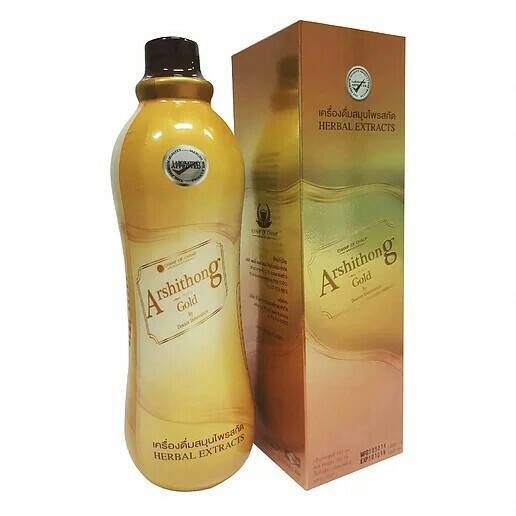 ARSHITHONG Gold อาชิตอง โกลด์ ช่วยเรื่อง ปรับสมดุล ให้ร่างกาย เพิ่มภูมิคุ้มกัน แชมป์ ออฟ แชมป์ champ of champ ปริมาณ 750 cc