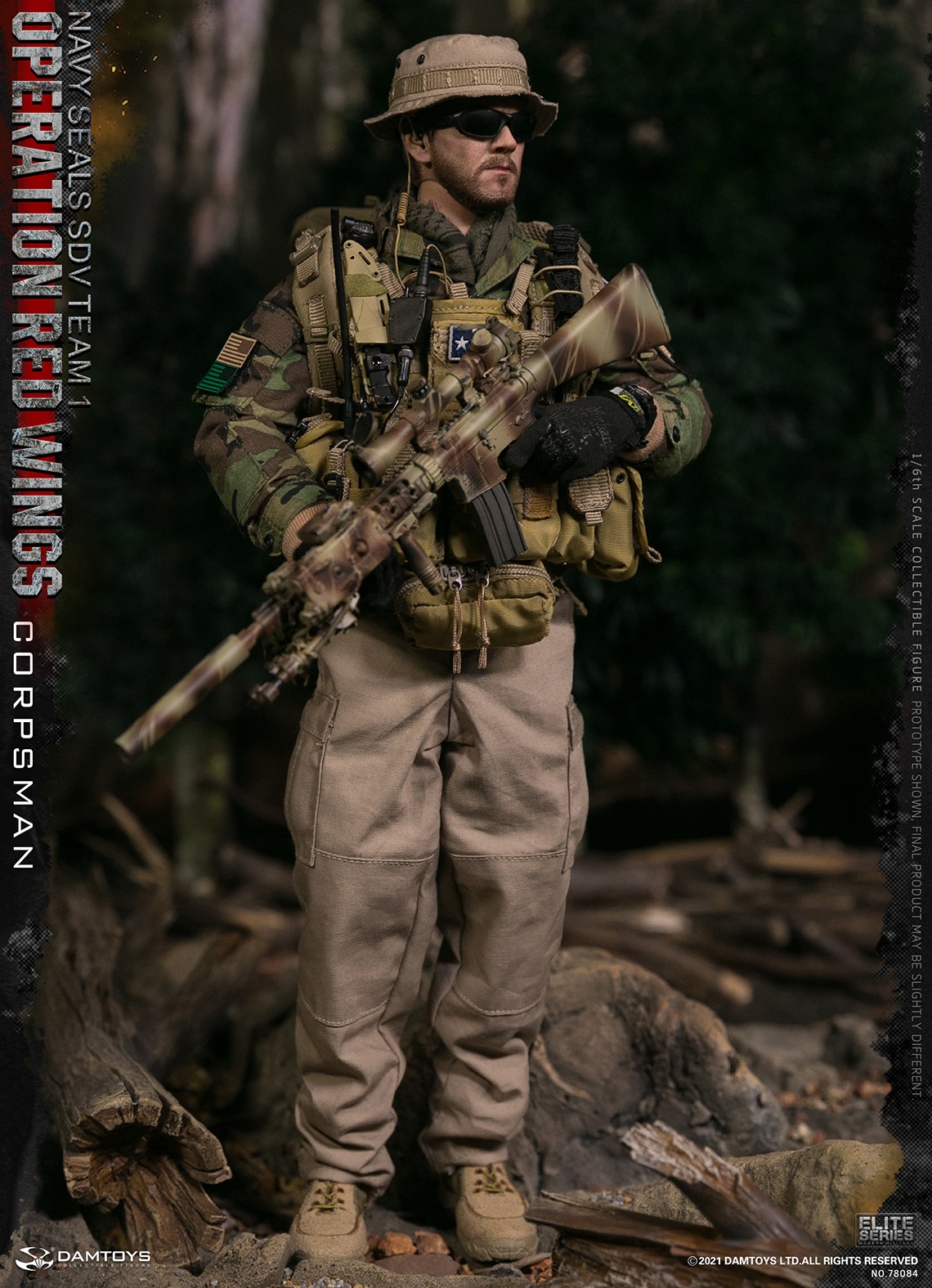 DAMTOYS 78084 1/6 Operation Red Wings: Navy Seals SDV Team 1 - Corpsman