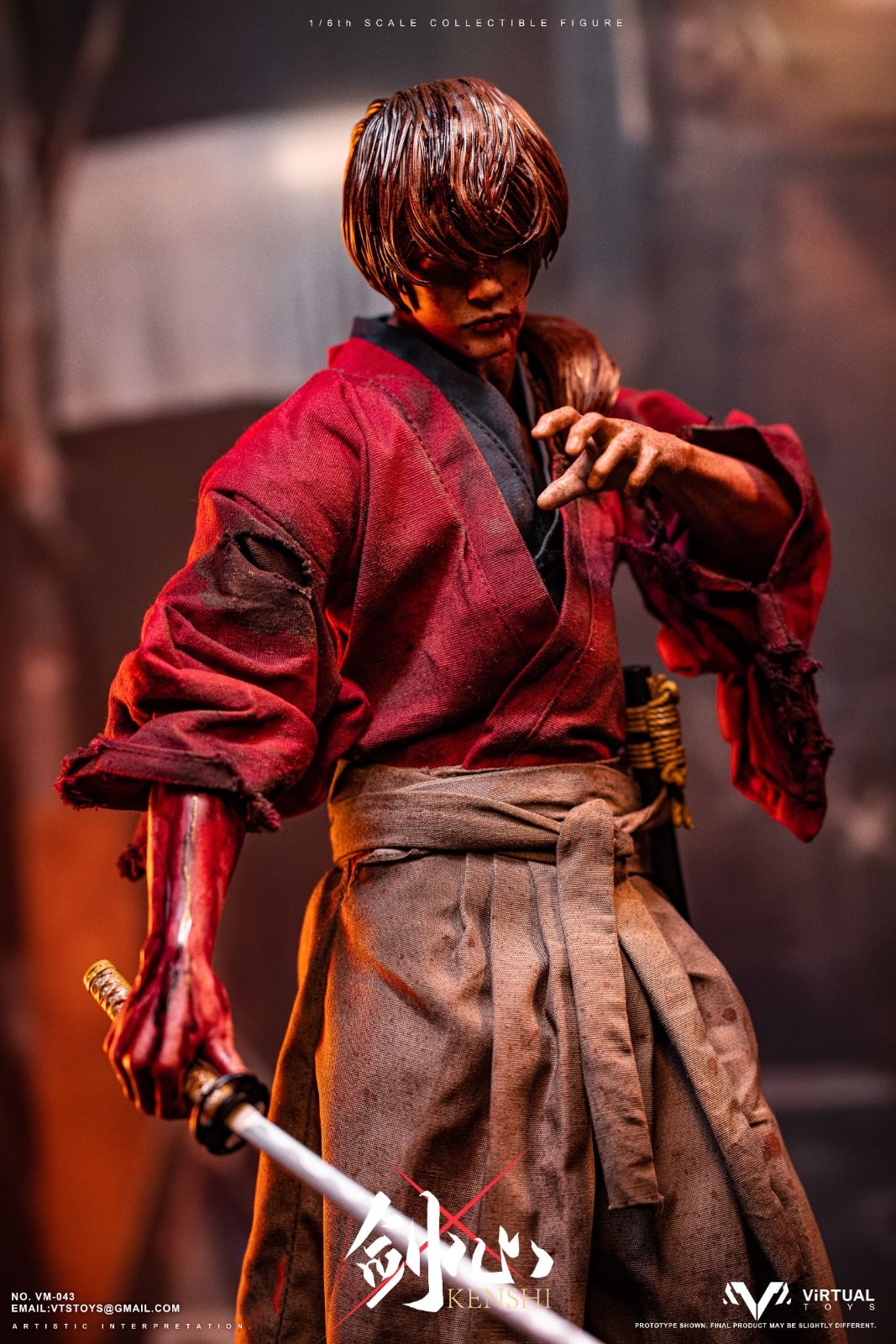 VTSTOYS VM-043B 1/6 KENSHI (Final Battle Ver.)