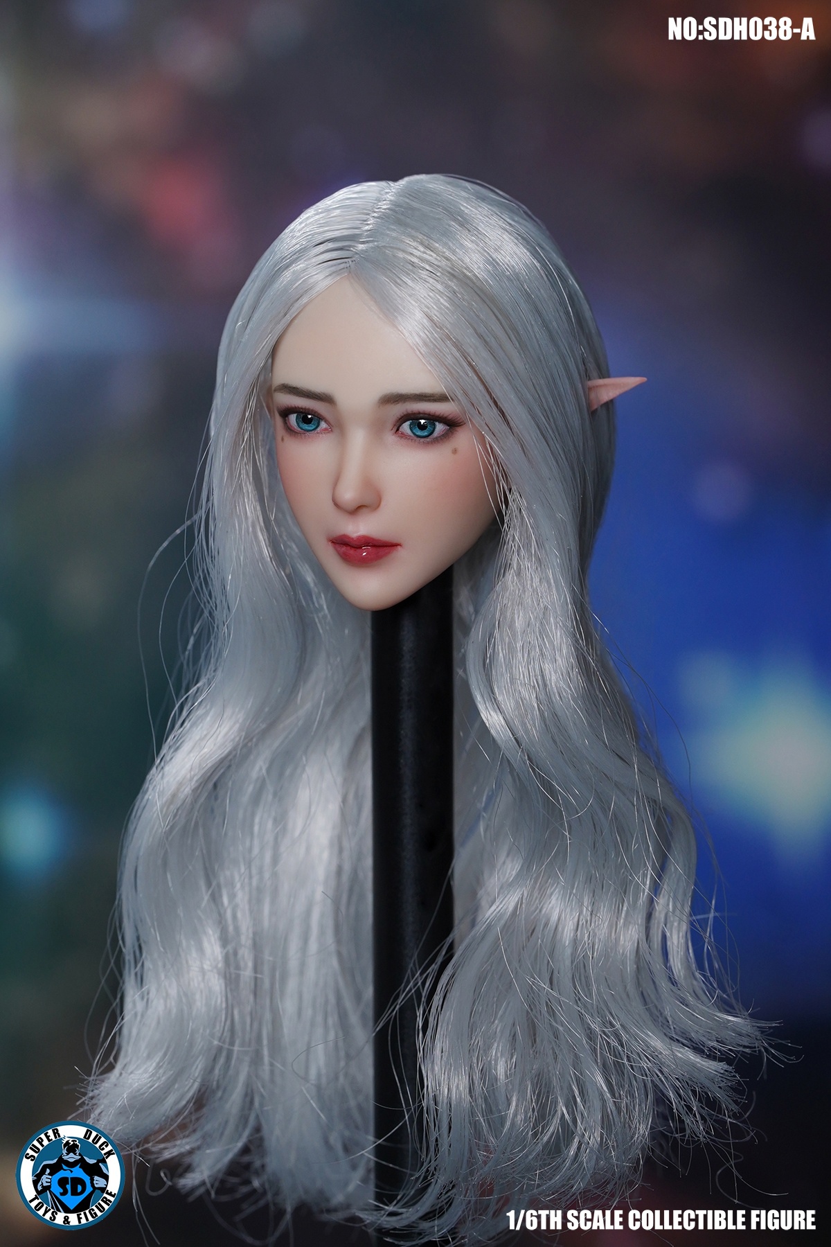 SUPER DUCK SDH038-B,D 1/6 ELF Female Headsculpt