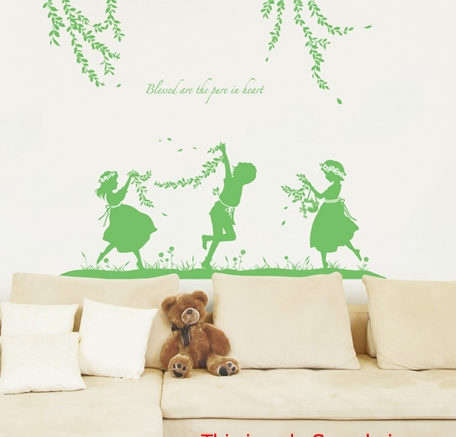 PS-60012 Wall Sticker วอลล์สติ๊กเกอร์แต่งผนัง ลาย EDELWEISS ขนาดแผ่น 50x70 cm