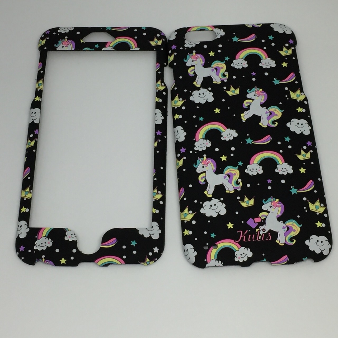 เคสคูทิส (Kutis) ไอโฟน6พลัส,6Sพลัส(ลายม้าโพนี่สีดำ)