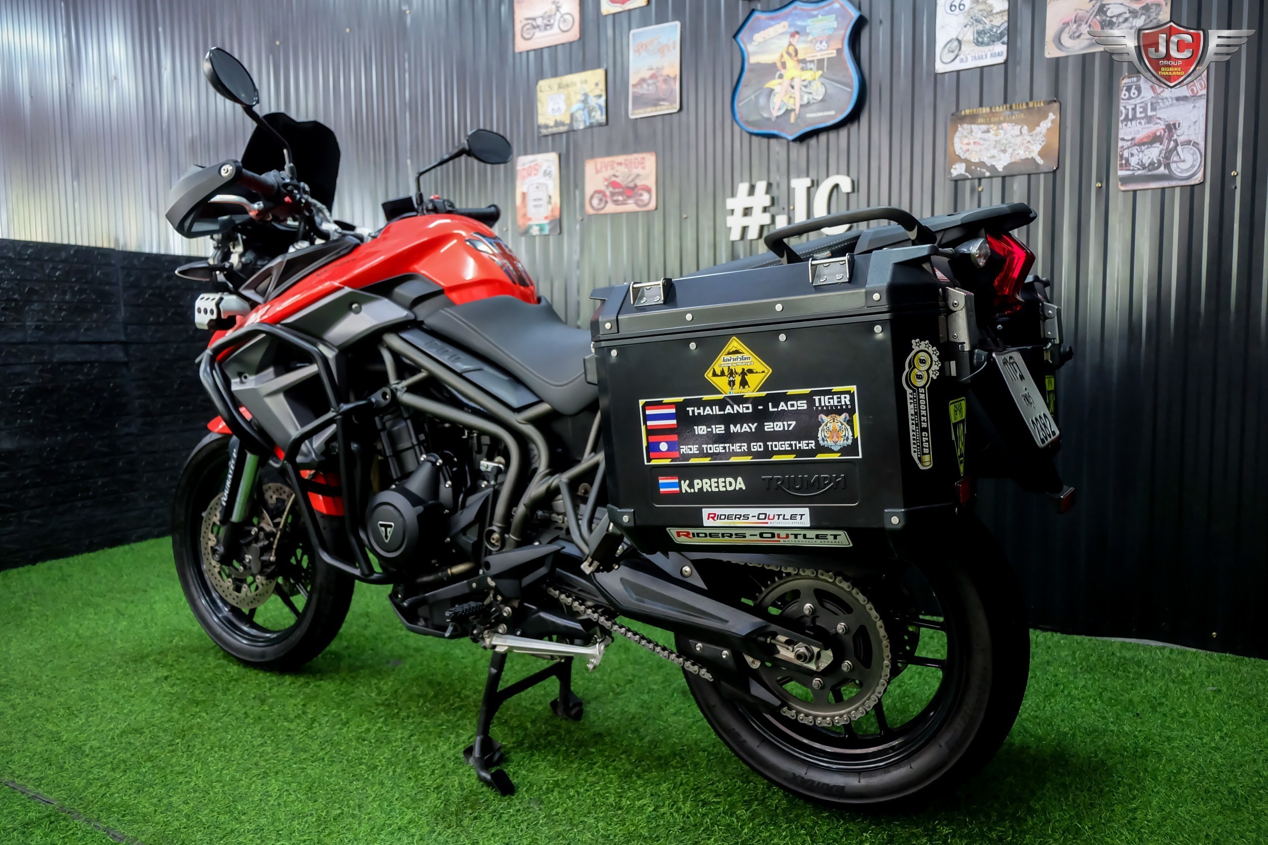 🐯 เสือส้มมาแล้ววว....เอาใจสาย Touring กันหน่อย 🤗 Tiger800XRT จดปี2017 Top สุดในรุ่นล้อแม็ค‼️