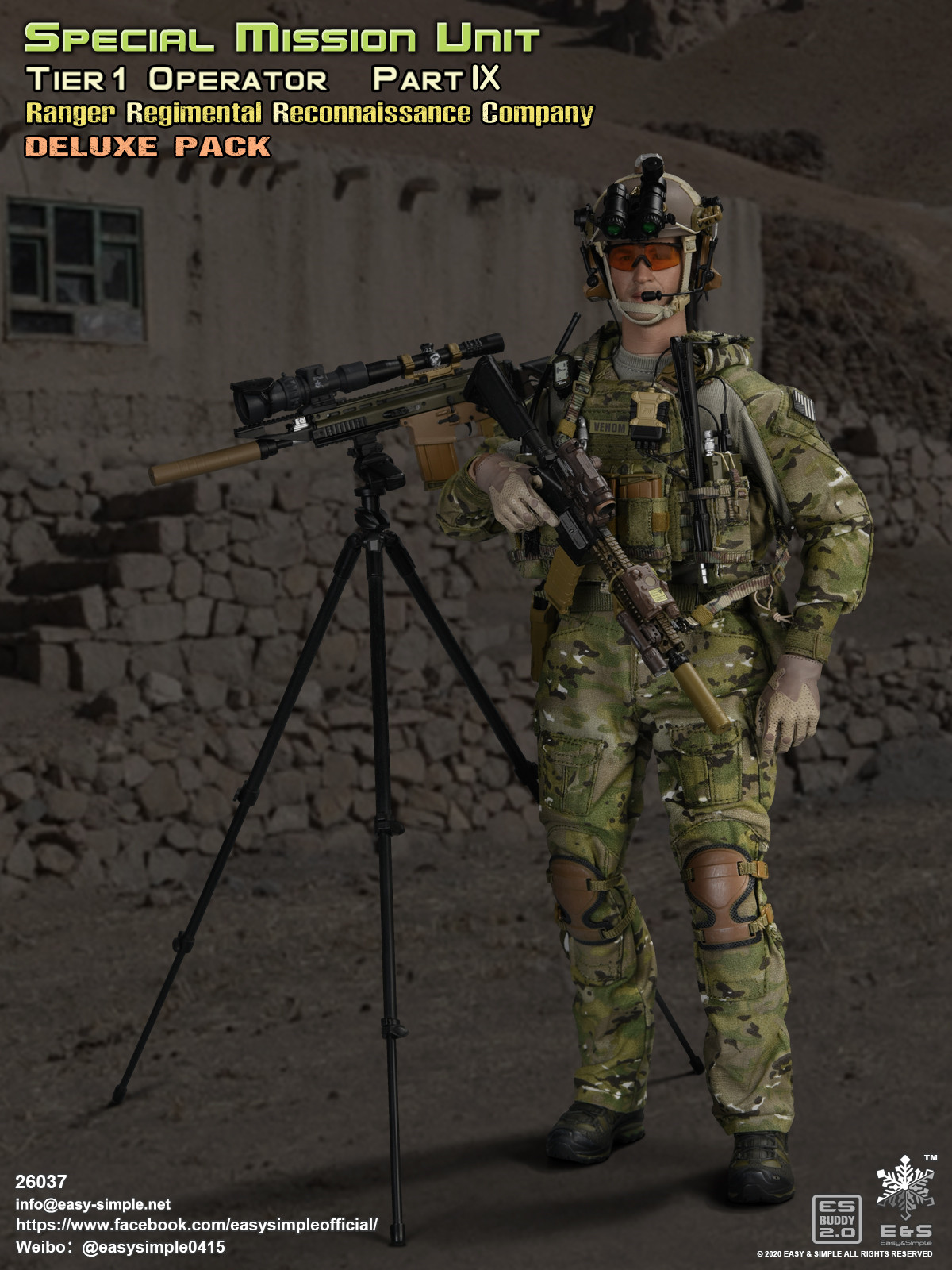 Easy&Simple 26037 Tier 1 Special Mission Unit Part IX - Ranger Regimental Reconnaissance Company (Deluxe Pack)