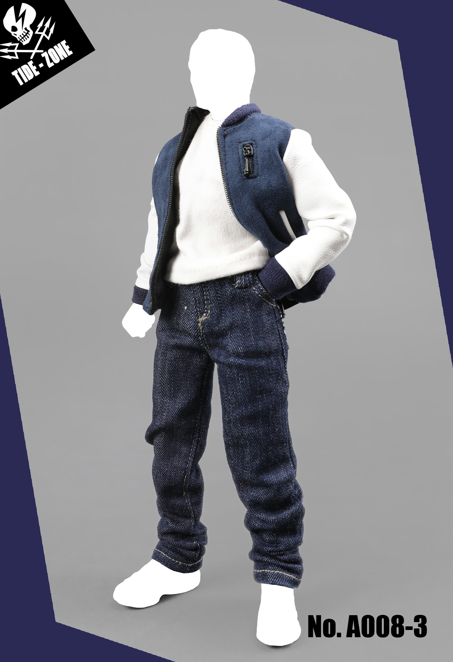 TIDE-ZONE A008 1/6 Baseball blouses suit