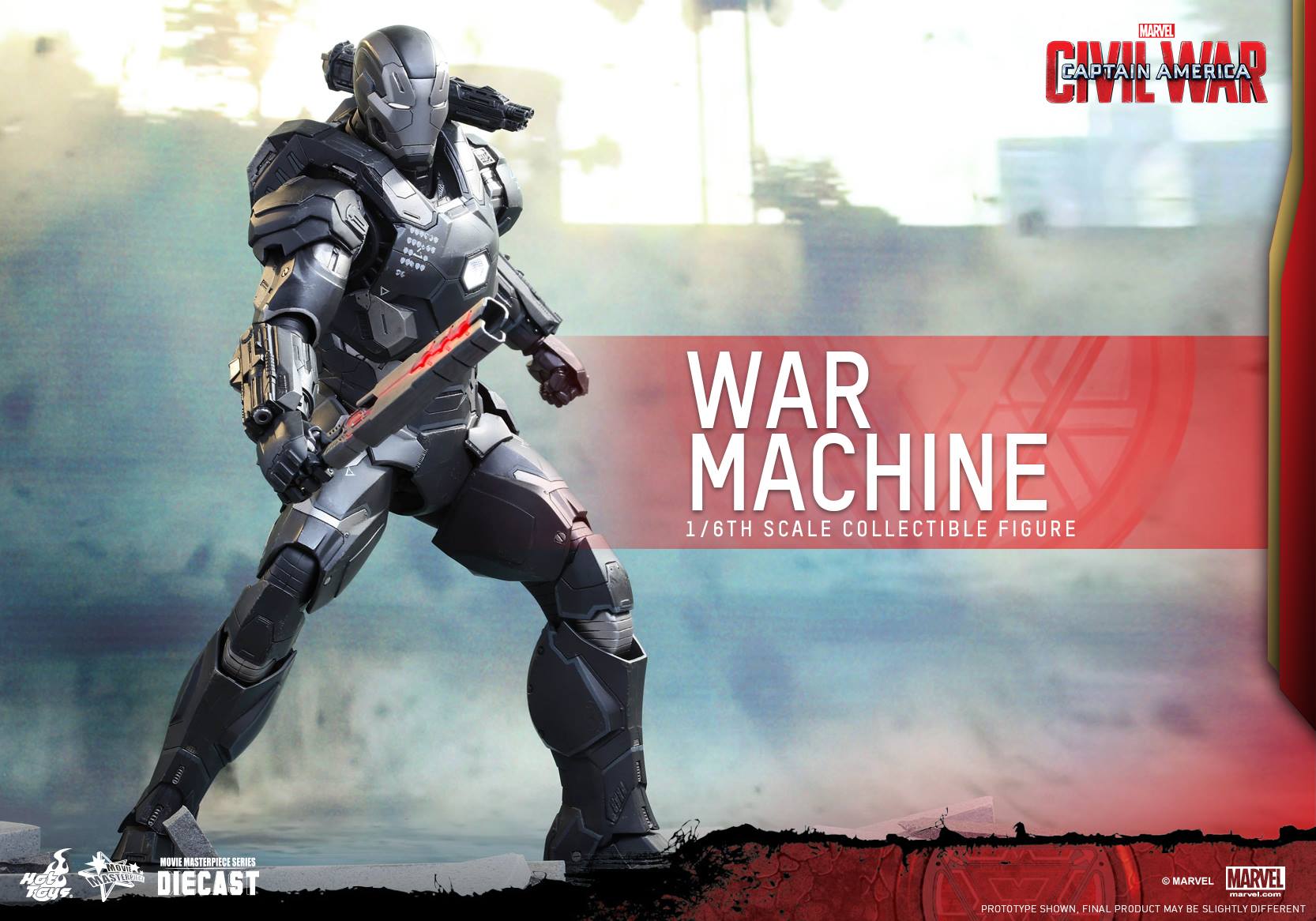 Hot Toys MMS344D15 CAPTAIN AMERICA: CIVIL WAR - WAR MACHINE MARK III