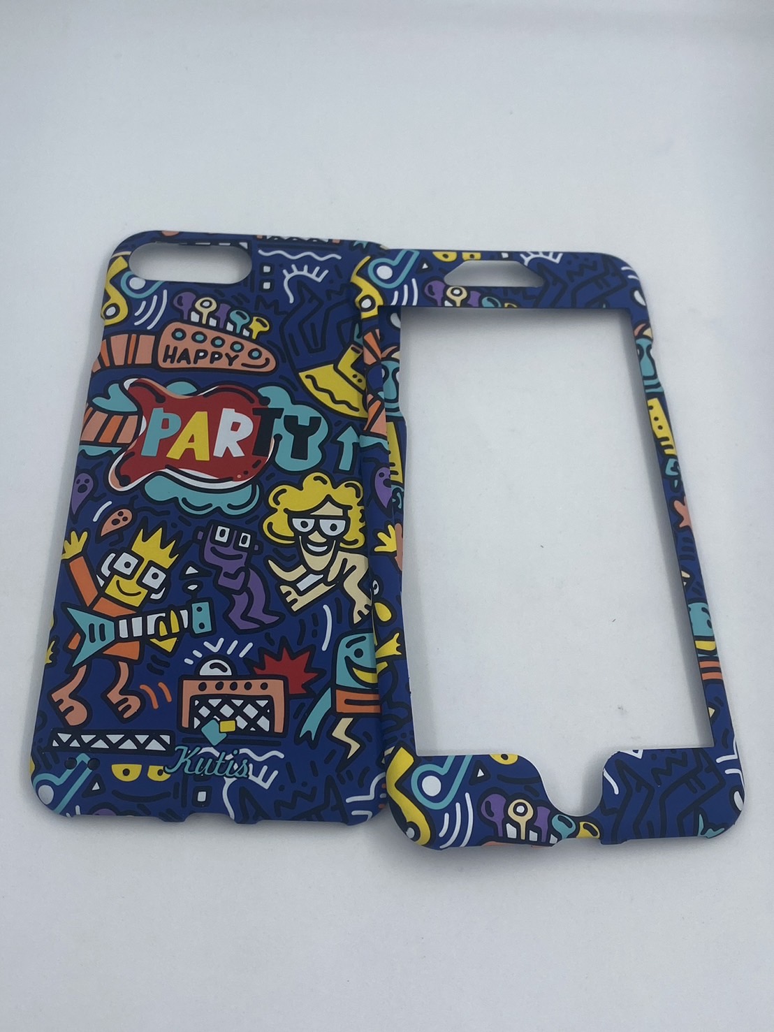 เคสคูทิส(Kutis)เคสไอโฟน7พลัส,8พลัส(ลายPARTY)มาใหม่ เคสประกบหน้า-หลัง เคสเรืองแสง เคสลายวินเทจ ร้านSuperhero Klongthom