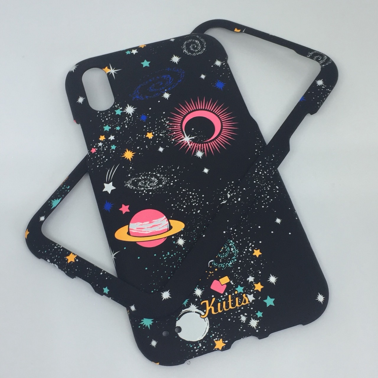เคสคูทิสKutisไอโฟนXR(ลายอวกาศ)มาใหม่ เคสประกบหน้า-หลัง เคสเรืองแสง เคสลายวินเทจ ร้านSuperhero Klongthom