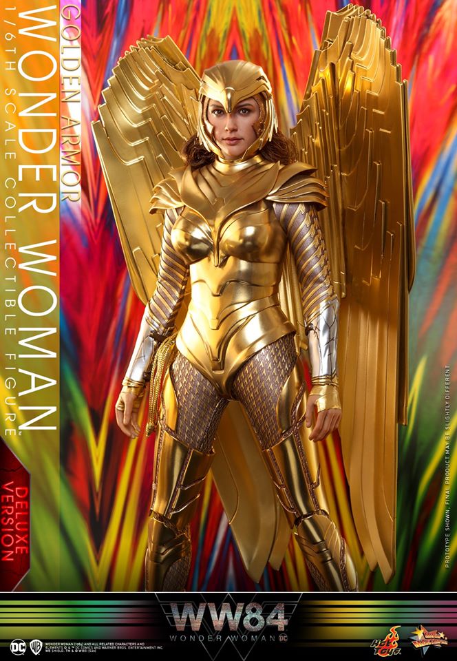 Hot Toys MMS578 1/6 Wonder Woman 1984 - Golden Armor Wonder Woman (Deluxe Version)
