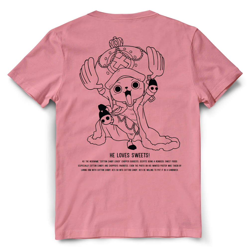 เสื้อวันพีซ One Piece Chopper (ด้านหน้าเป็นงานปัก)