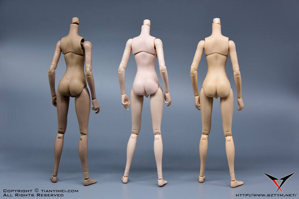 Technic Toys 1/6 Female body “Mermaid Posture” single pack(Non Boxed)3 colours
