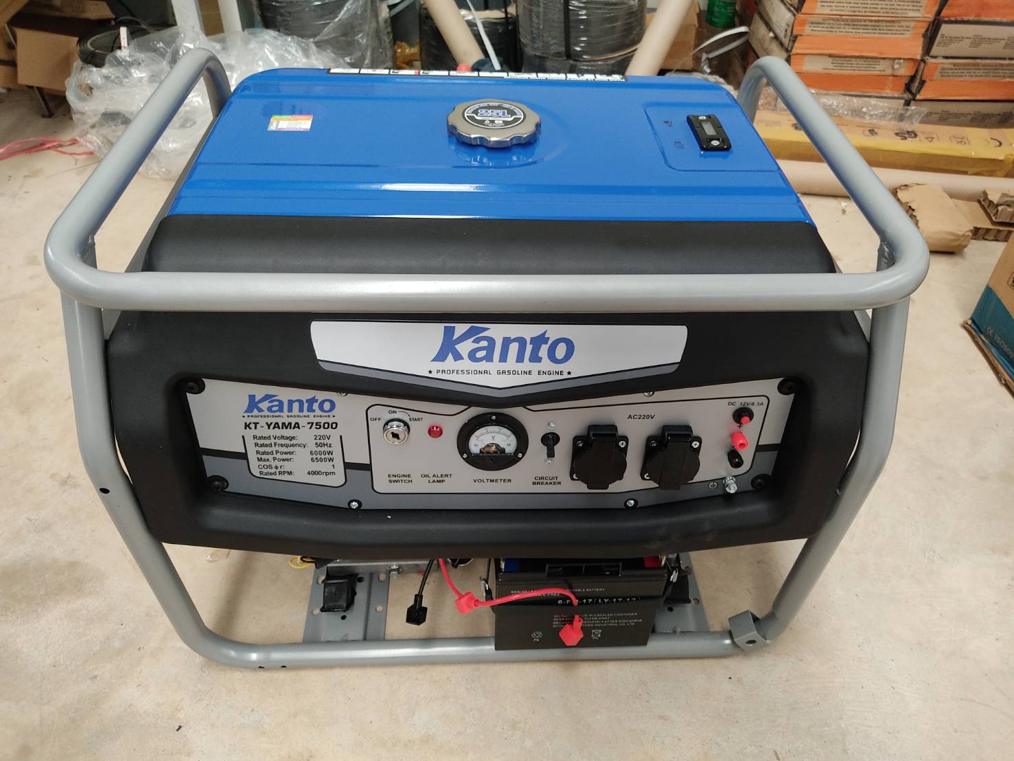 เครื่องปั่นไฟเบนซิน KT-YAMA-7500 (6,500W.)KANTO