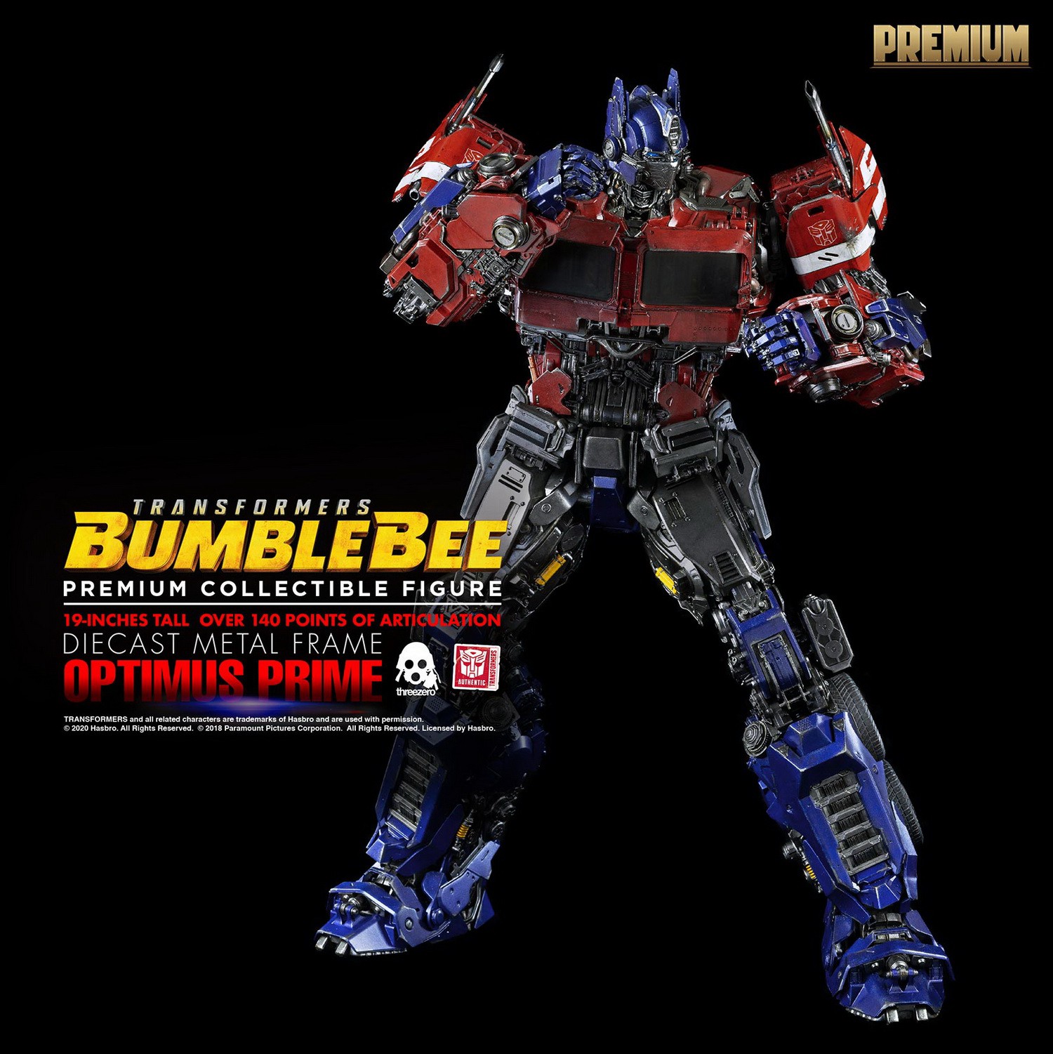 threezero 3Z0162 Transformers: BumbleBee - PREMIUM Optimus Prime