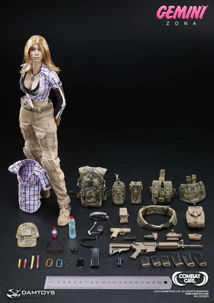 DAMTOYS 16 COMBAT GIRL Series - DCG002 Gemini Vicky