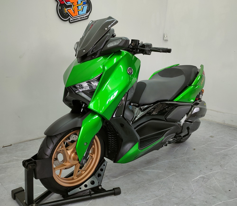 💸 เขียวเหนี่ยวทรัพย์ 💸 All New XMAX300 จดปลายปี2023 ไมล์แท้ 1️⃣พันโล "จัดทรงพร้อมร่อน"