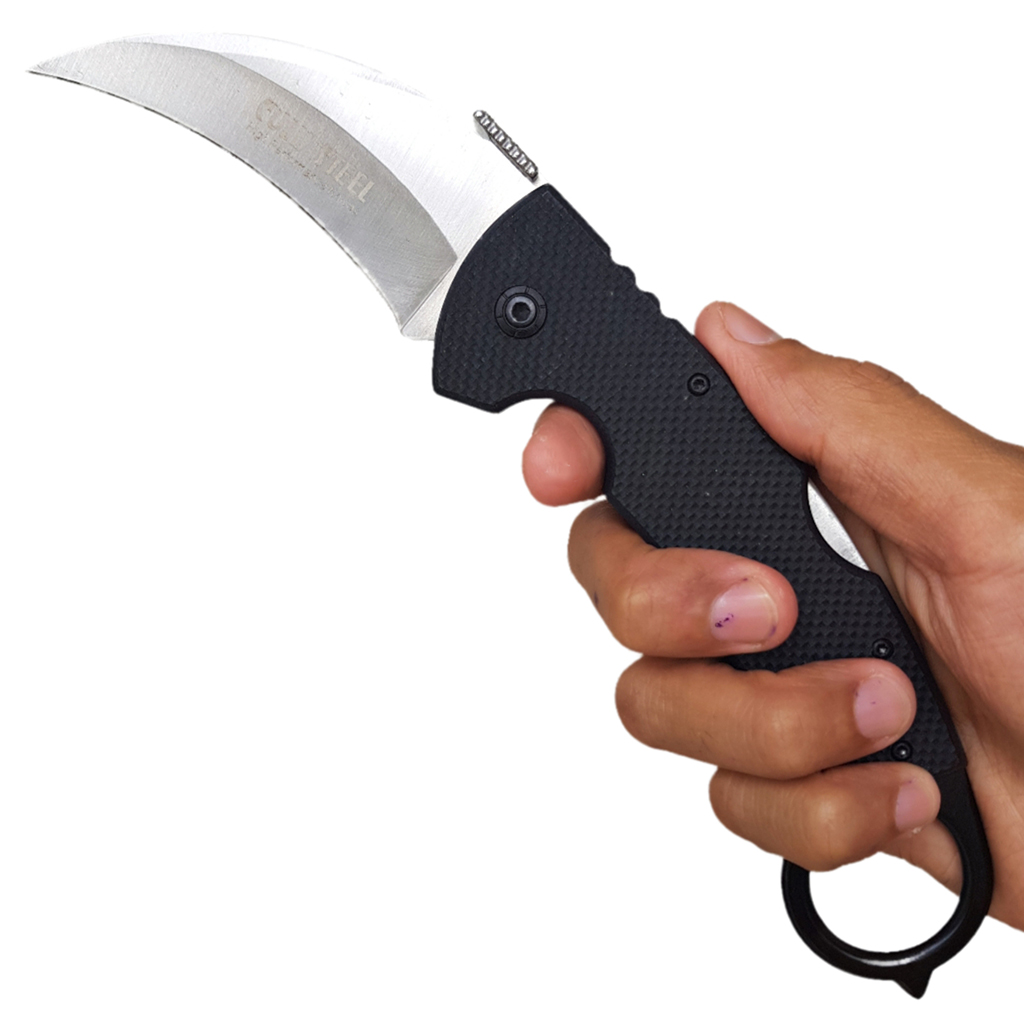 มีดคารัมบิต มีดพับ Cold Steel Tiger Claw Karambit Knives ขนาด 9.1 นิ้ว (23.2 ซม.)