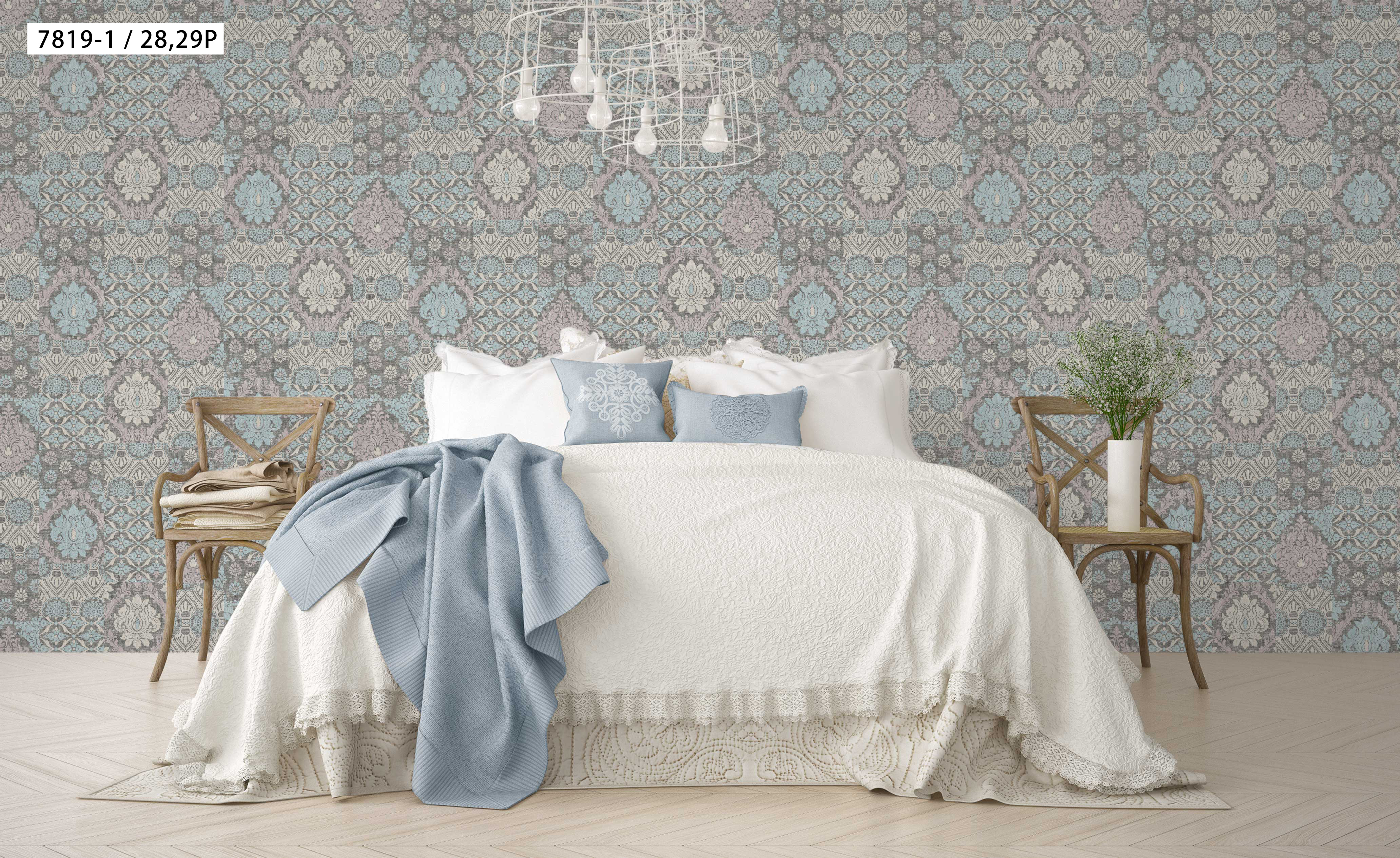 Galaxy - BW Collection ลายวินเทจ-ดามัสก์