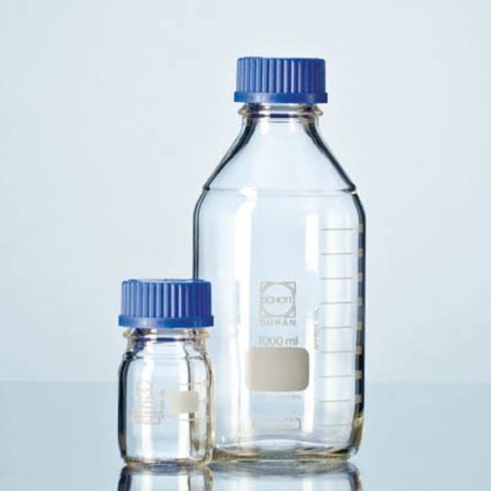 ขวดเก็บสารเคมี ขวดดูแรน ชนิดใส ชนิดปากแคบ DURAN® Original Laboratory Bottle