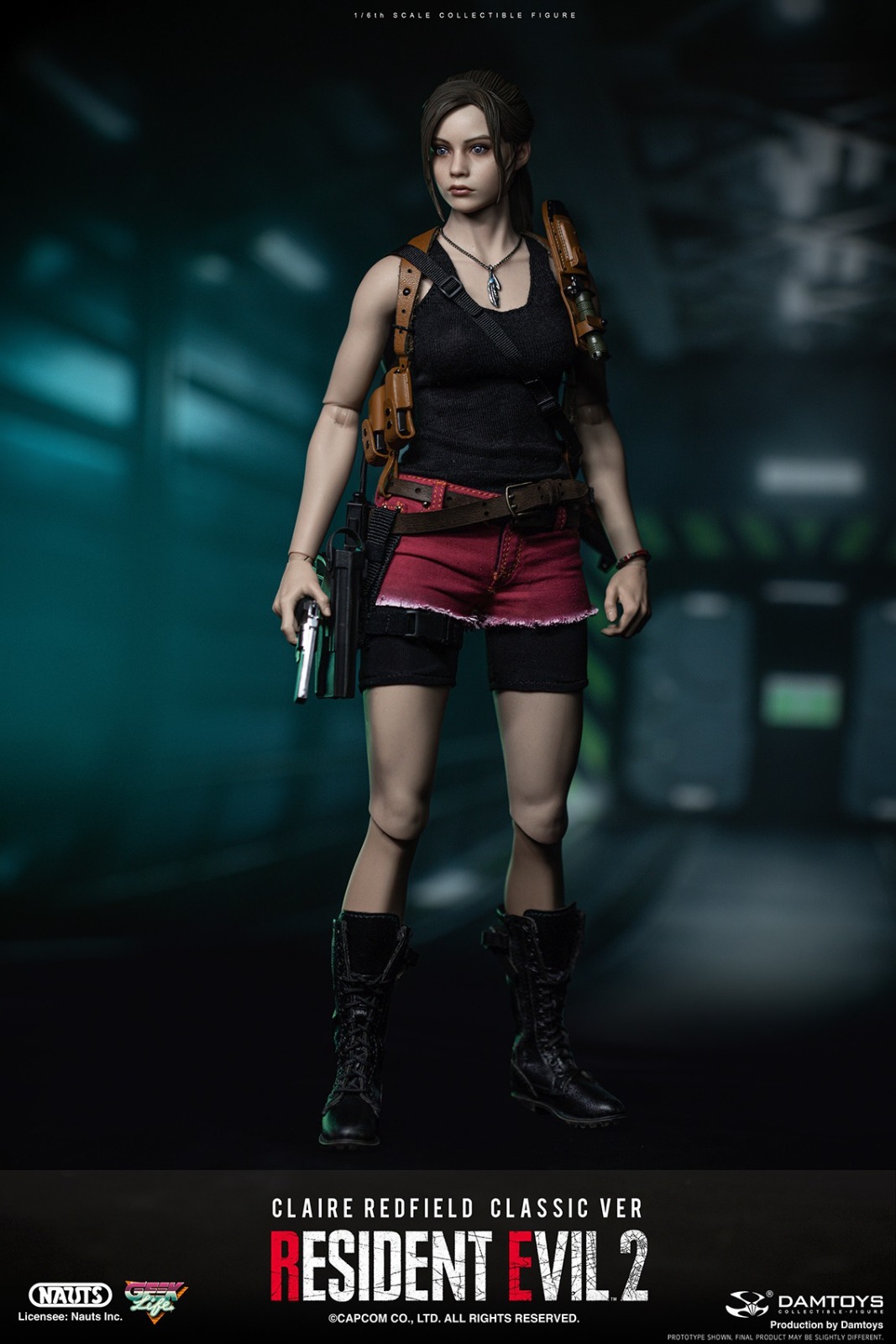 DAMTOYS DMS038 1/6 RESIDENT EVIL 2 - CLAIRE REDFIELD (CLASSIC VER)
