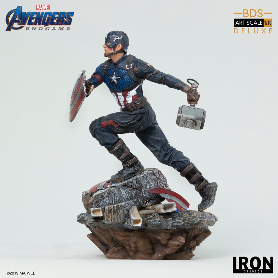 Iron Studios BDS Deluxe Art Scale 1/10 Avengers: Endgame - Captain America