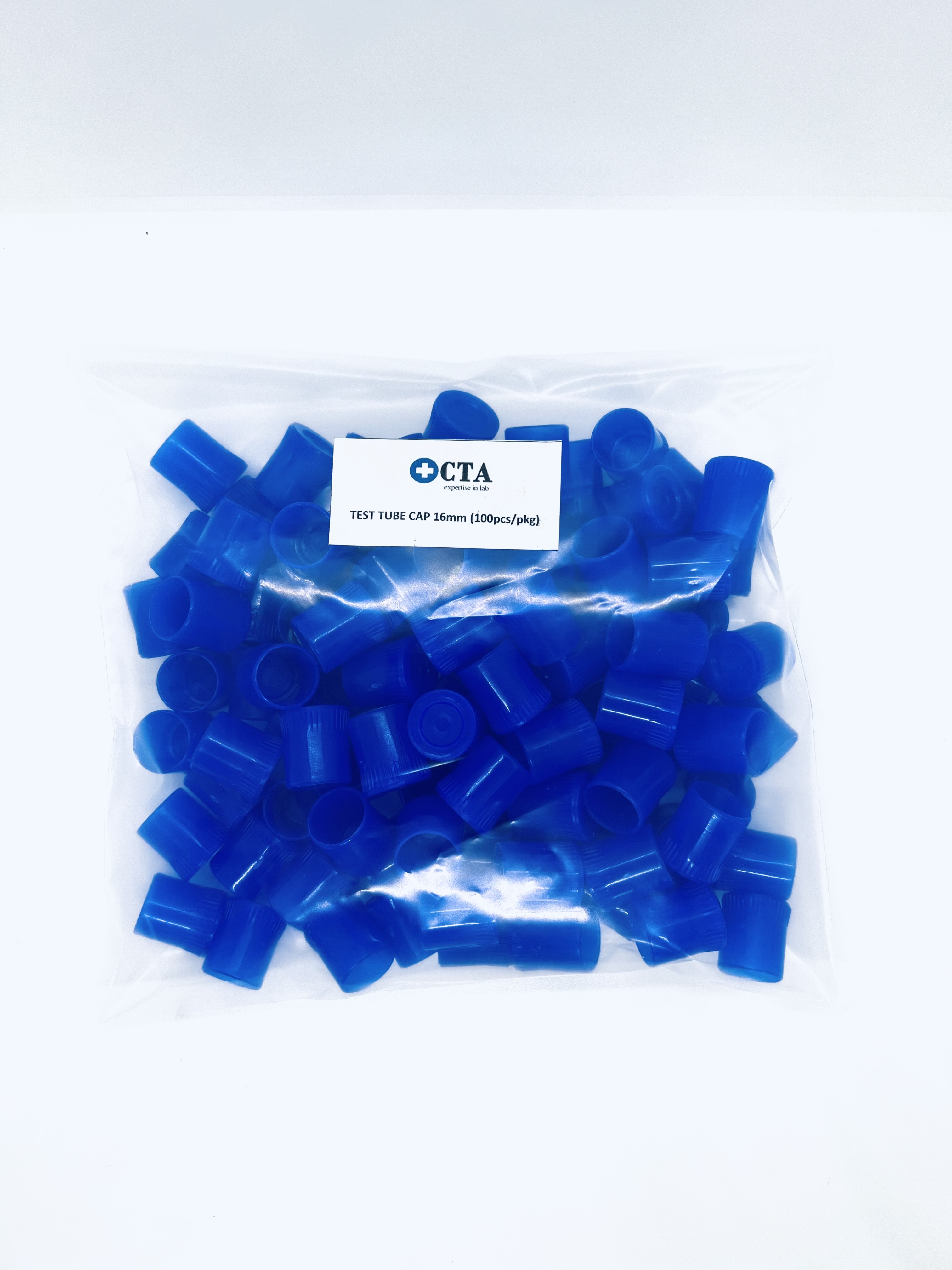 Test Tube Cap, ฝาปิดหลอดทดลอง(100ชิ้น/pkg)