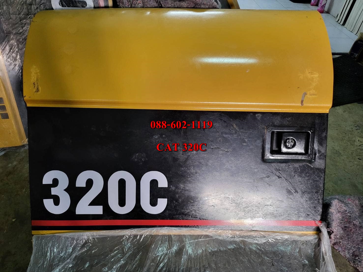 ฝาปิด CAT320C ฝาครอบเครื่อง ฝาข้างรถ