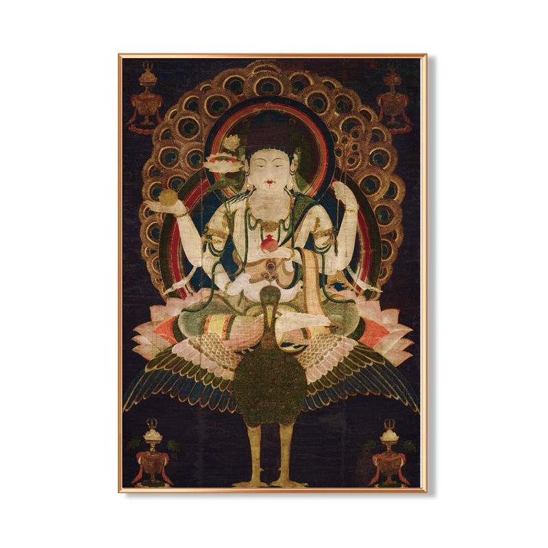 #ภาพวาดทังก้า(Thangka)ภาพวาดทิเบต ทังก้า มันดาลา พุทธศิลป์ชั้นสูง