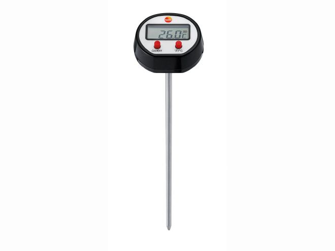 ดิจิตอลเทอร์โมมิเตอร์ Mini penetration thermometer with extended probe shaft โพรบยาว 205 mm, Max +250 °C