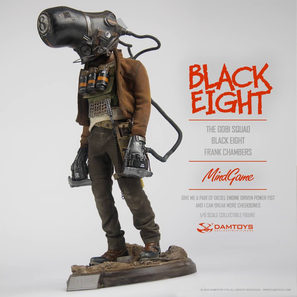 DAMTOYS MindGame Series ZP001 The Gobi Squad - Black Eight Frank Chambers