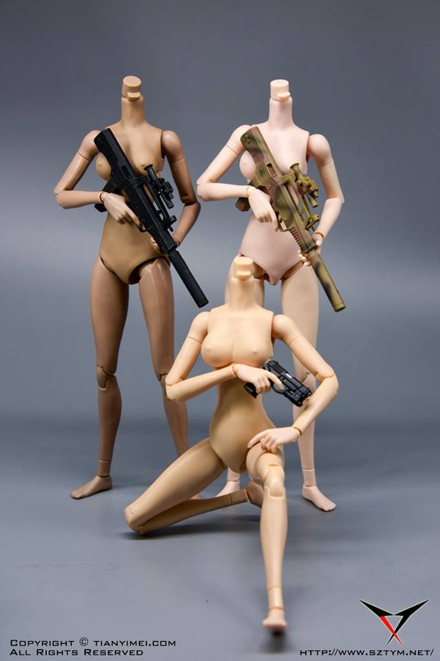 Technic Toys 1/6 Female body “Mermaid Posture” single pack(Non Boxed)3 colours