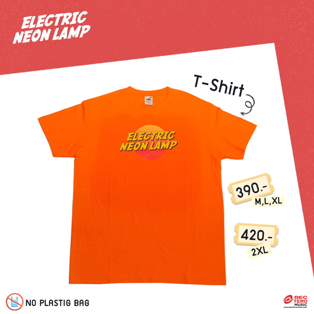 ELECTRIC NEON LAMP : T-SHIRT ORANGE ENL CAT EXPO 6
