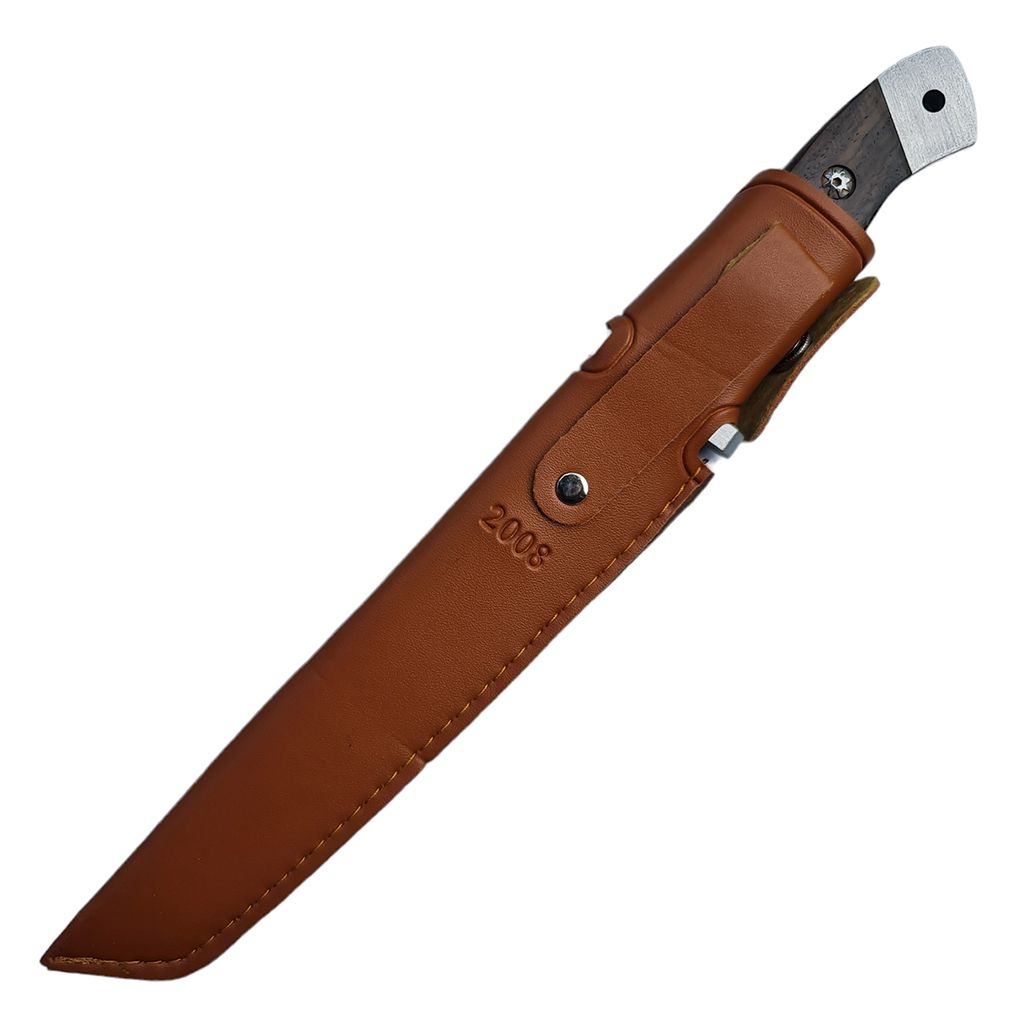 มีดเดินป่า มีดใบตาย BUCK Knives No.878 Tanto Blade ขนาด 11.8 นิ้ว (30 ซม.) พร้อมซองมีดร้อยเข็มขัดสำหรับเก็บมีด