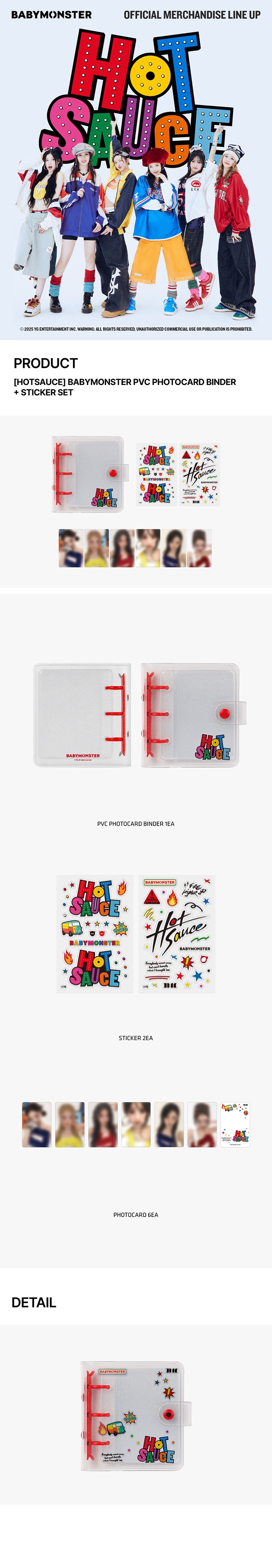 [PRE] BABYMONSTER MERCH - HOT SAUCE (weverse)