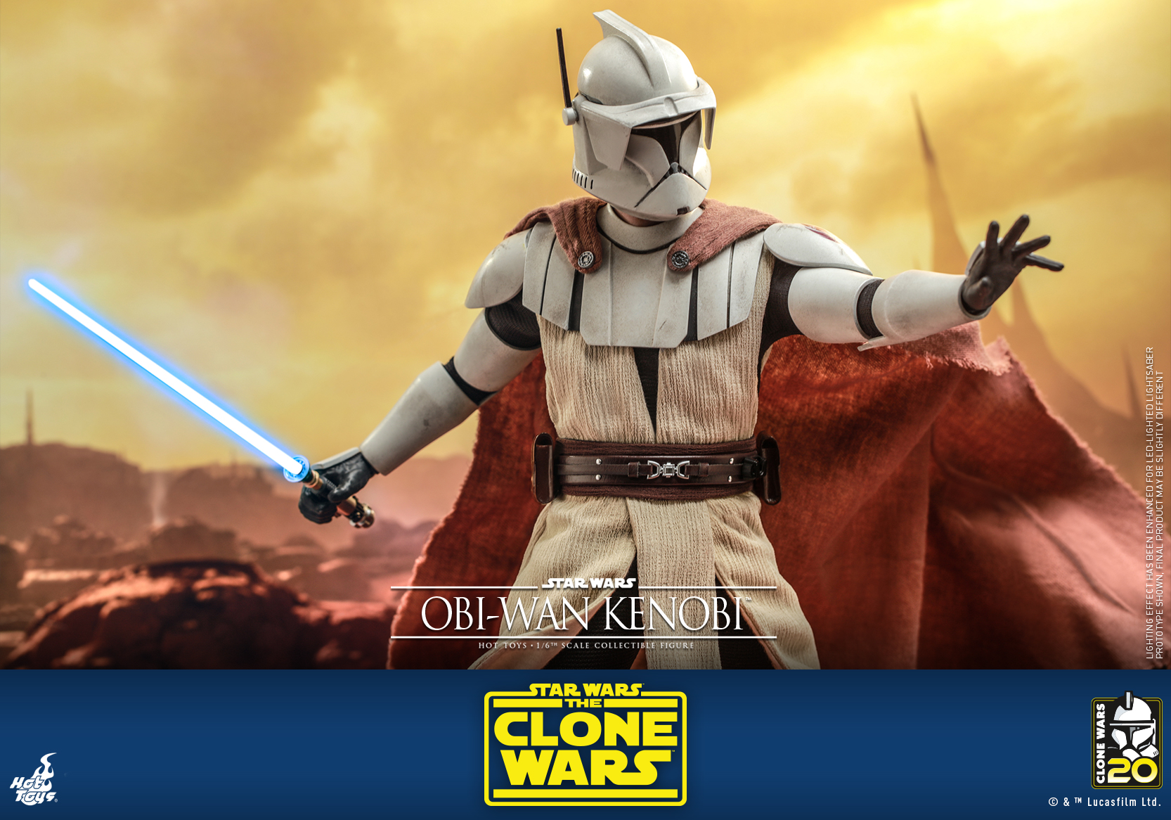 Hot Toys TMS095 1/6 Star Wars: The Clone Wars™ - Obi-Wan Kenobi™
