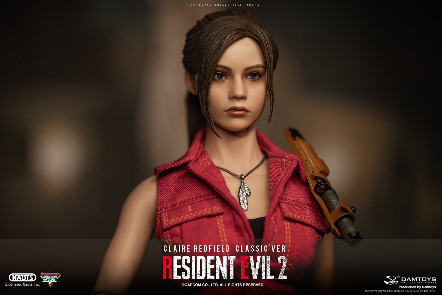 DAMTOYS DMS038 1/6 RESIDENT EVIL 2 - CLAIRE REDFIELD (CLASSIC VER)