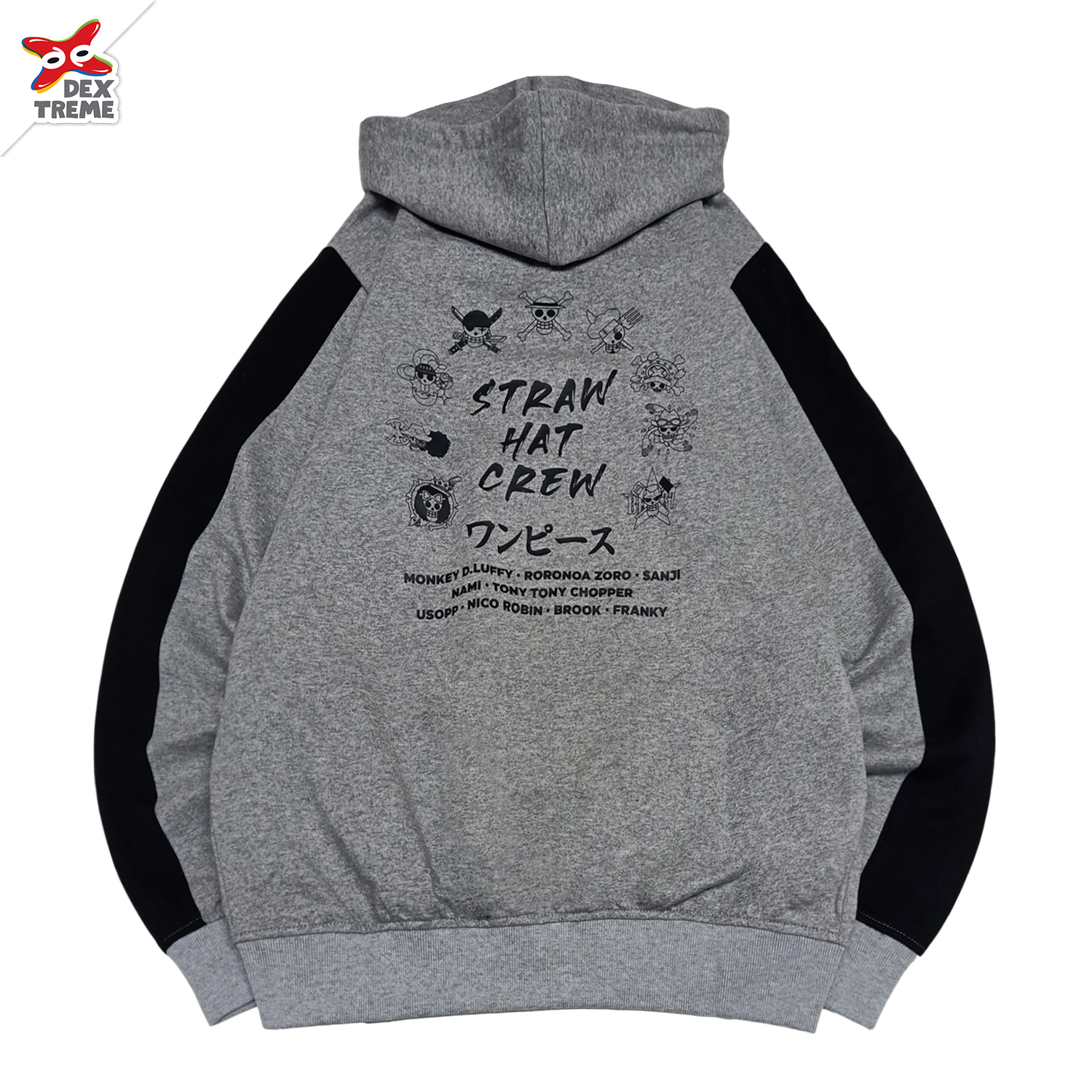 เสื้อฮู้ด วันพีช สีเทา (Sweater Hood One Piece )