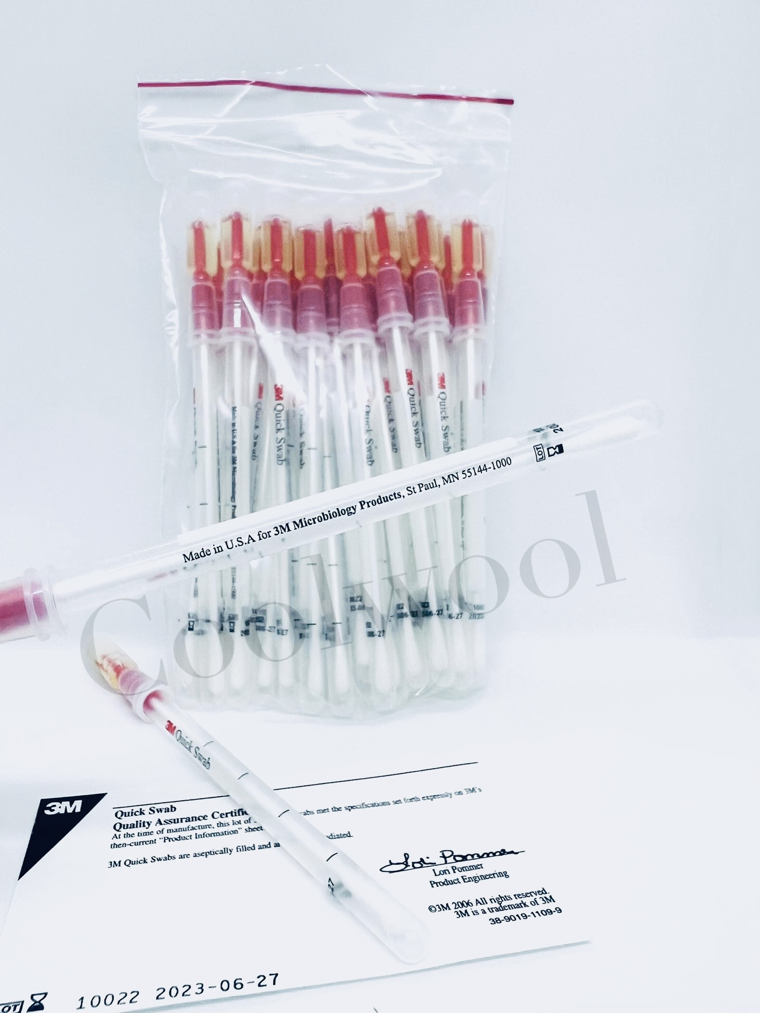 หลอดเก็บตัวอย่างเชื้อ Quick swab 1 ml(50/pkg)-Neogen™ Quick Swab 6432, 50 per box