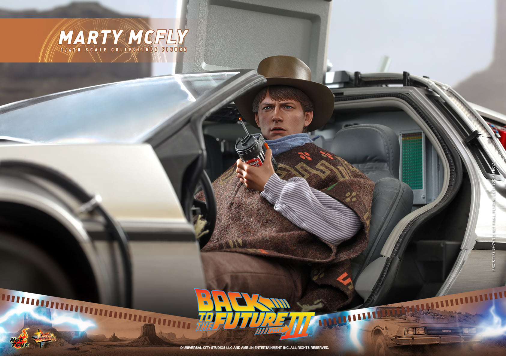 Hot Toys MMS616 1/6 Back to the Future Part III - Marty McFly