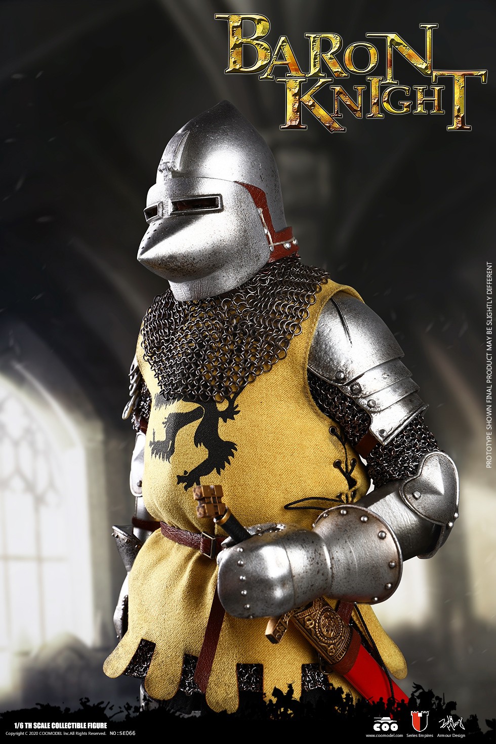 COOMODEL SE066 1/6 SERIES OF EMPIRES (DIE-CAST ALLOY) - BARON KNIGHT