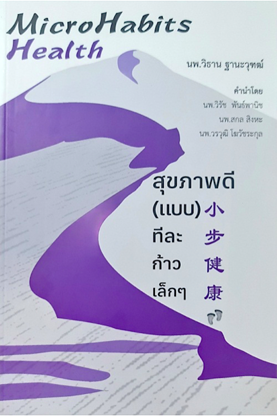 Microhabits Health : สุขภาพดี(แบบ)ทีละก้าวเล็กๆ / นพ.วิธาน ฐานะวุฑฒ์ มหัศจรรย์แห่งการเขียน